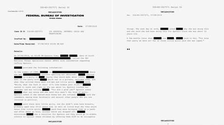 "Niñas de 10 u 11 años": Espeluznantes detalles de una clandestina fiesta pedófila de Epstein