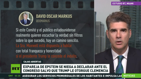 Expareja de Epstein se niega a declarar ante el Congreso salvo que Trump le otorgue clemencia