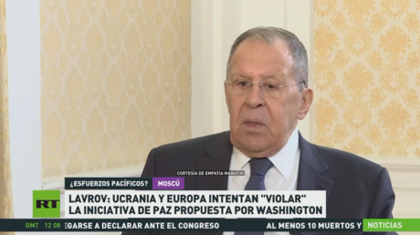 Lavrov: Ucrania y Europa intentan violar la iniciativa de paz propuesta por EE.UU.