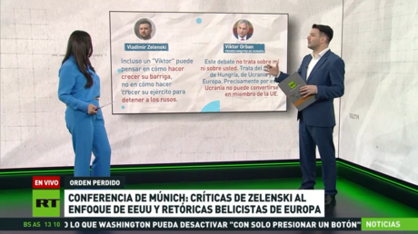 Conferencia de Múnich: críticas de Zelenski al enfoque de EE.UU. y retóricas belicistas de Europa