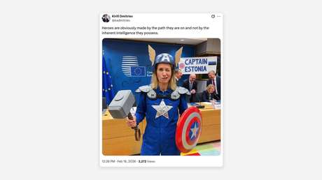 "Capitán Estonia": Irónica respuesta del enviado de Putin a declaración de Kallas sobre héroes de Marvel