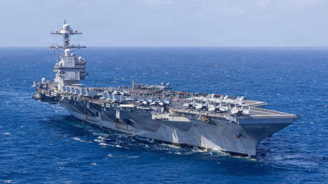 El portaviones más grande del mundo, de EE.UU., entra en el Mediterráneo en medio de tensiones con Irán