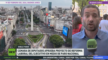 Cámara de Diputados de Argentina aprueba proyecto de reforma laboral en medio de paro nacional