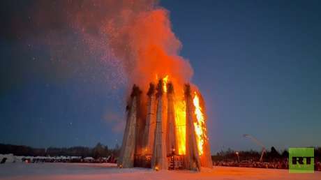 VIDEO: Rusia despide el invierno con la Máslenitsa