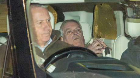 Activistas cuelgan en el Louvre la foto del expríncipe Andrés tras su arresto (VIDEO)