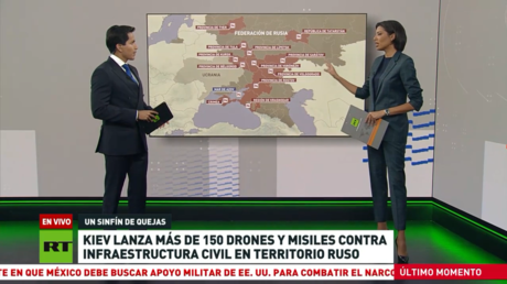 Kiev lanza más de 150 drones y misiles contra infraestructura civil en territorio ruso