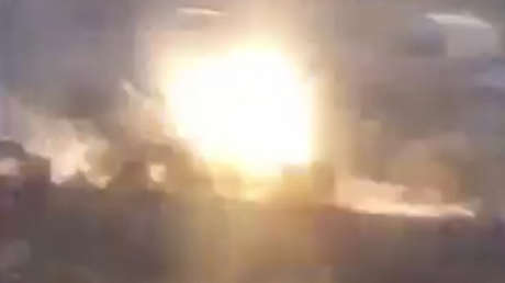 VIDEO: Captan la potente explosión de un coche bomba del CJNG que mató a un capitán en México