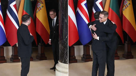 VIDEO: Stubb juega al escondite con Zelenski en Kiev antes del abrazo oficial