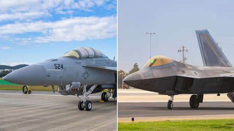 Cómo un avión de guerra electrónica "derribó" al caza furtivo F‑22 de EE.UU.