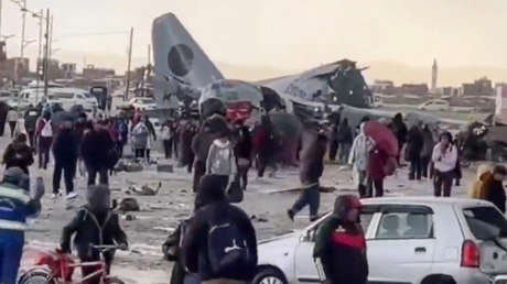 Aclaran sobre el dinero hallado en el lugar del siniestro del avión militar en Bolivia