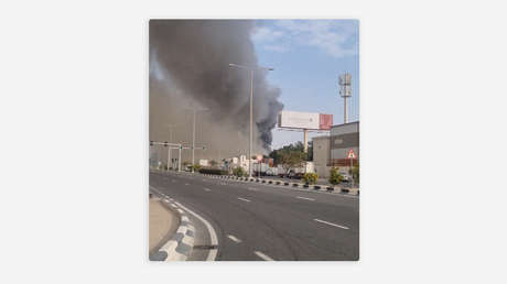 VIDEOS: Gran columna de humo se eleva sobre Doha tras ataque iraní