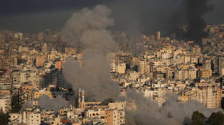 VIDEO: Suburbios de Beirut, en llamas tras bombardeo israelí