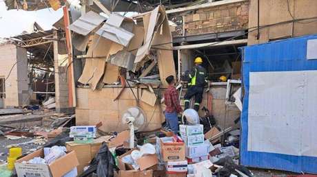 Base de emergencias en Teherán, severamente dañada por ataques de EE.UU. e Israel (FOTOS)