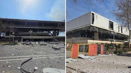 "¿Algún comentario de la FIFA o el COI?": Irán muestra un estadio destruido por EE.UU. (FOTOS)