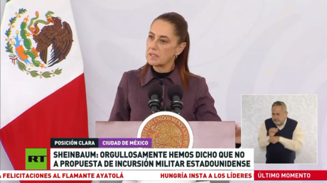 Sheinbaum defiende soberanía mexicana frente a propuestas de Trump en "escudo de las Américas"