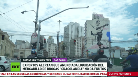 Expertos alertan que anunciada liquidación del mercadillo de drogas "Cracolandia" no da frutos