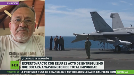 Experto: Pacto con EE.UU. es un acto de entreguismo que dotará a Washington de total impunidad