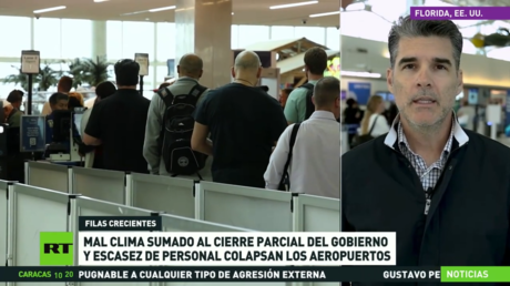 Mal clima en EE.UU., sumado al cierre parcial del Gobierno y escasez de personal, colapsa los aeropuertos