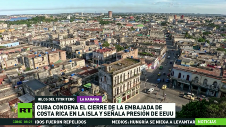 Cuba condena el cierre de la Embajada de Costa Rica en la isla y señala presión de EE.UU.