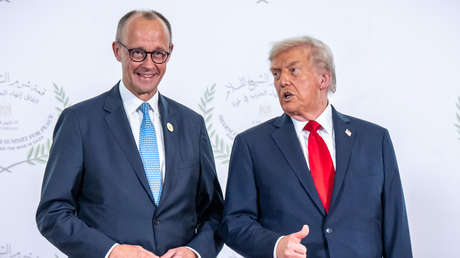 Merz admite que Trump no está muy contento con él en este momento