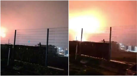 VIDEOS: Momento en que un misil impacta en el sur de Israel