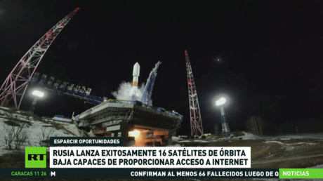 Rusia lanza con éxito 16 satélites de órbita baja capaces de proporcionar acceso a Internet