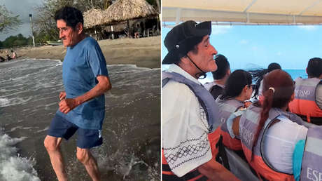 VIDEO: Una joven lleva a su padre de 82 años a conocer el mar y su reacción se hace viral