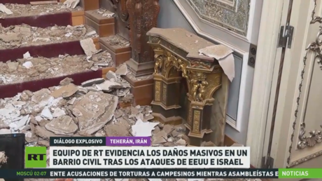 Equipo de RT evidencia los daños masivos en un barrio civil de Teherán tras los ataques de EE.UU. e Israel