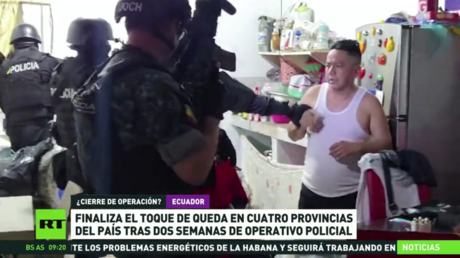 Finaliza el toque de queda en cuatro provincias de Ecuador tras dos semanas de operativo policial