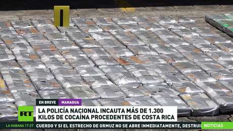 Incautan en Nicaragua más de 1.300 kilos de cocaína procedentes de Costa Rica