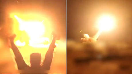 VIDEO: Armada de Irán lanza un ataque con misiles balísticos contra un buque vinculado a Israel