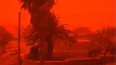 VIDEO: Creta se tiñe por completo de rojo