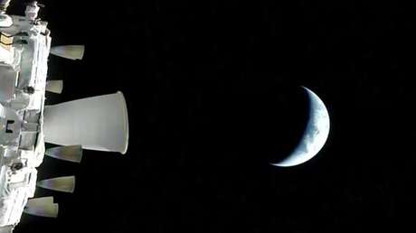 Así es la primera fotografía de la Tierra tomada por la misión Artemis II