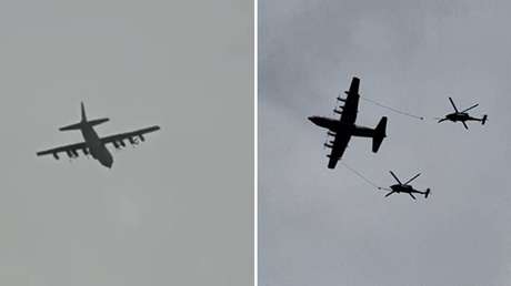 IMÁGENES: Aeronaves militares de EE.UU. sobrevuelan Irán buscando al piloto de su caza derribado