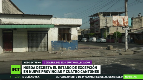 Noboa decreta el estado de excepción en 9 provincias y 4 cantones de Ecuador