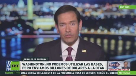 Washington: No podemos utilizar las bases, pero enviamos billones de dólares a la OTAN