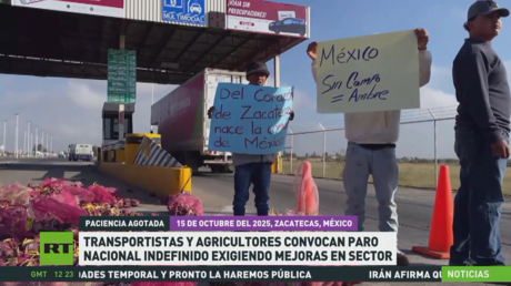 Transportistas y agricultores mexicanos convocan paro nacional indefinido