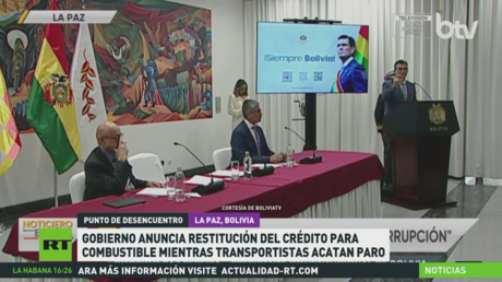 Gobierno boliviano anuncia restitución del crédito para combustible mientras transportistas acatan paro
