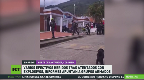 Varios efectivos heridos tras atentados con explosivos en Colombia