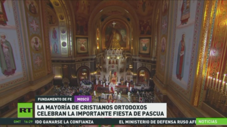 La mayoría de cristianos ortodoxos celebran la importante fiesta de Pascua