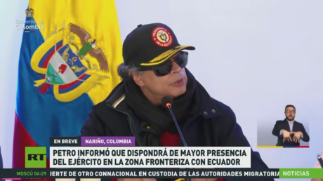 Petro informa que el Ejército de Colombia estará más presente en la frontera con Ecuador