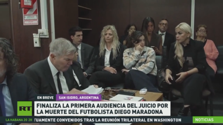 Finaliza la primera audiencia del juicio por la muerte de Maradona