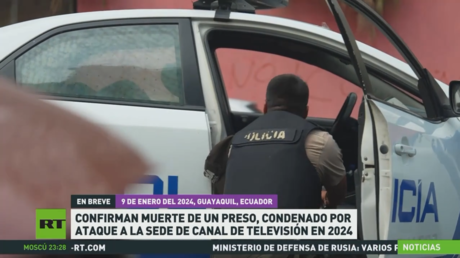 Confirman la muerte de un preso condenado por el ataque a un canal de televisión en Ecuador en 2024