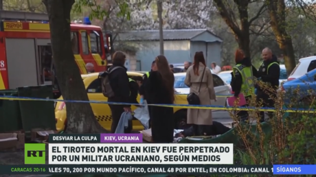 El tiroteo mortal en Kiev fue perpetrado por un militar ucraniano, según medios locales