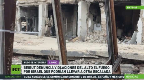 Beirut denuncia violaciones de alto el fuego por Israel que podrían llevar a otra escalada