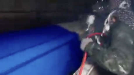 "¡Nos importan nuestros hijos!": Irán revela un misil balístico pintado de azul (VIDEO)