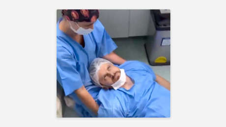 Un hombre se 'roba' el espectáculo durante el parto de su mujer (VIDEO)