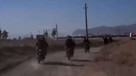 Video inédito de cómo policías de Irán disparan contra helicópteros de EE.UU.