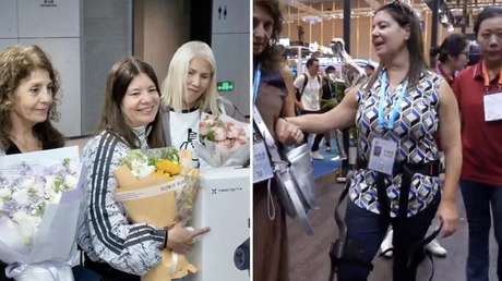 'Milagro científico': mujer con discapacidad logra caminar de nuevo gracias a un robot chino (VIDEO)