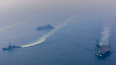 CENTCOM: Por primera vez en décadas tres portaviones de EE.UU. operan simultáneamente en Oriente Medio